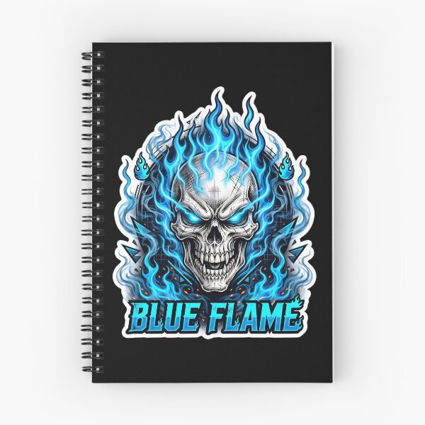 Item preview, Blue Flame Skull Gamer Neon Gaming Skull Esports Cool Streetwear designed and sold by HealingEraInk.