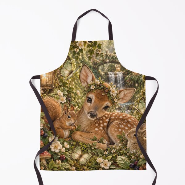 Item preview, Fernwhisper Fawn Enchanted Forest designed and sold by FairyArtCottage.