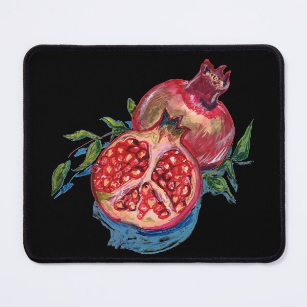 Item preview, Pomegranate Peace and Love Symbolic Fruit Painting designed and sold by Dina's Fine Arts.