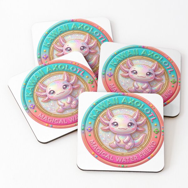 Item preview, Kawaii Axolotl Magical Water Friend designed and sold by Verdezeus86 .