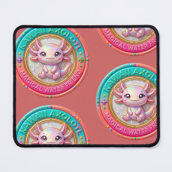 Item preview, Kawaii Axolotl Magical Water Friend designed and sold by Verdezeus86 .