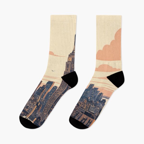 Item preview, New York USA Minimalist Travel Poster Empire State Building designed and sold by JIGUWORLD.