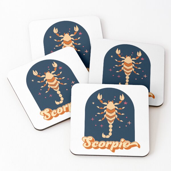 Item preview, Scorpio- orange & navy scorpion designed and sold by priyankajustine.