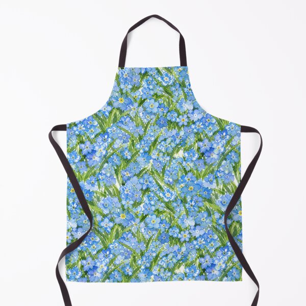 Item preview, Sky Blue Forget Me Not Meadow Flowers Watercolor Art Cottagecore HD Store designed and sold by bard-art.