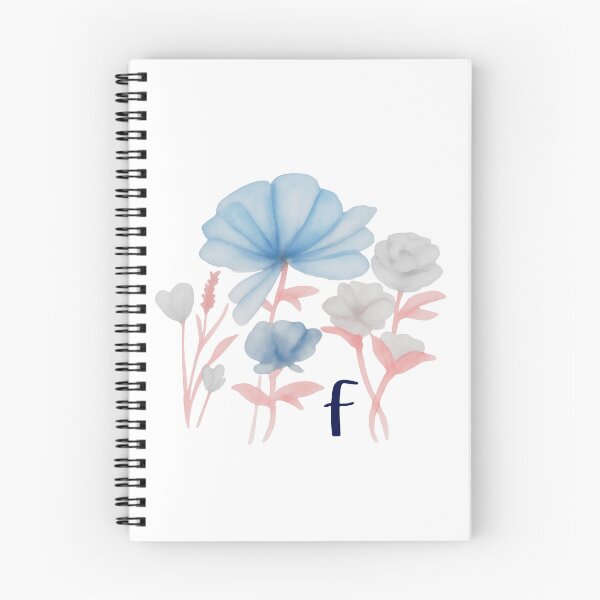 Item preview, Floral Watercolor Monogram Letter F Art designed and sold by MaisyTorrence.