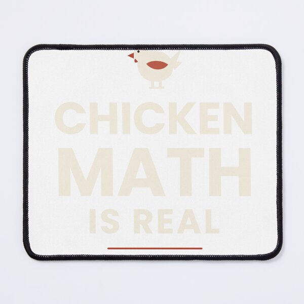 Item preview, Chicken Math Is Real - Funny Backyard Chicken Keeper designed and sold by Coop & Hive.