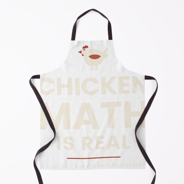 Item preview, Chicken Math Is Real - Funny Backyard Chicken Keeper designed and sold by Coop & Hive.