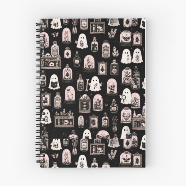 Item preview, Cute Spooky Witchy Cottagecore Ghost Pattern Graphic designed and sold by GrimNest.