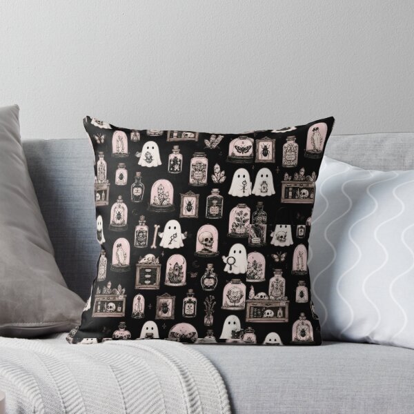 Item preview, Cute Spooky Witchy Cottagecore Ghost Pattern Graphic designed and sold by GrimNest.
