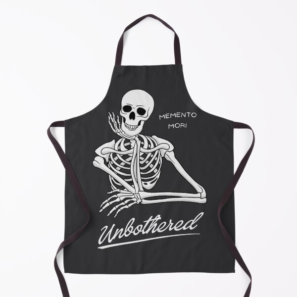 Item preview, Unbothered Memento Mori Skeleton designed and sold by threadsjam.