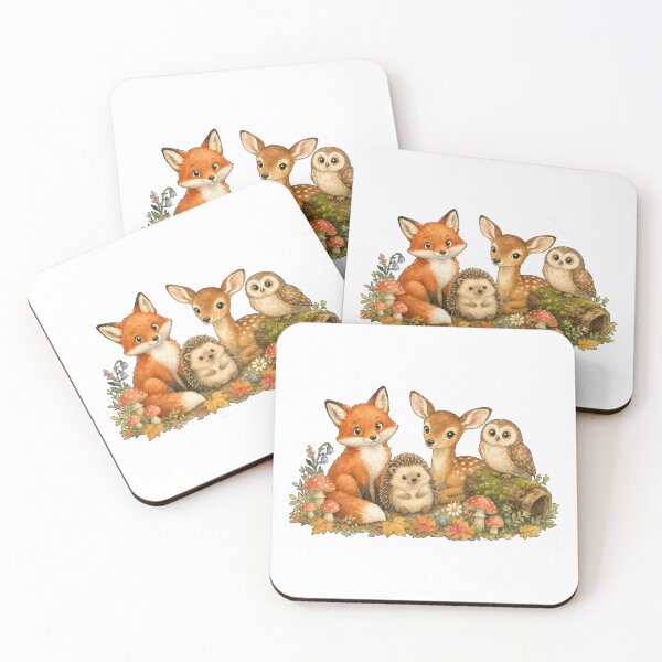Item preview, Cute Woodland Animal Friends designed and sold by STOXT.