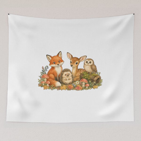 Item preview, Cute Woodland Animal Friends designed and sold by STOXT.