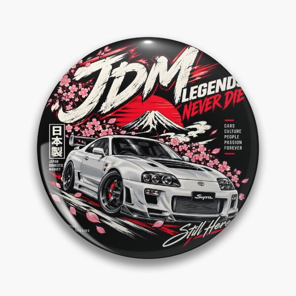 Item preview, JDM Legends Japanese Racing Car – Retro Motorsport Sakura Design designed and sold by MR-HOOBY.