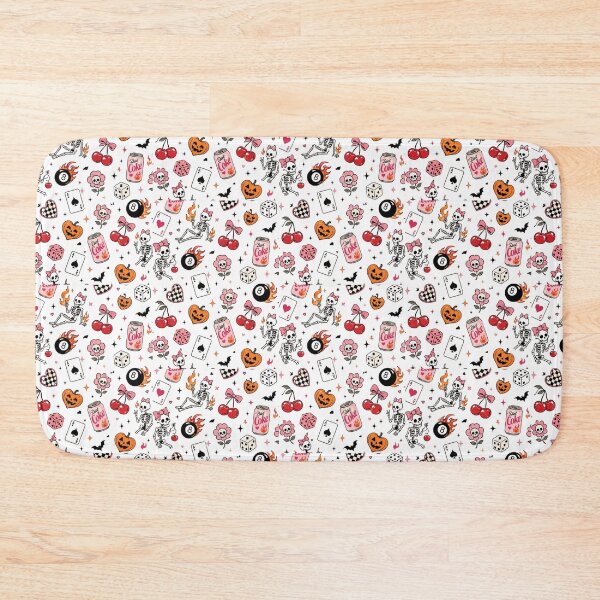 Item preview, Cute Coquette Pastel Goth Halloween Seamless Pattern Graphic designed and sold by GrimNest.
