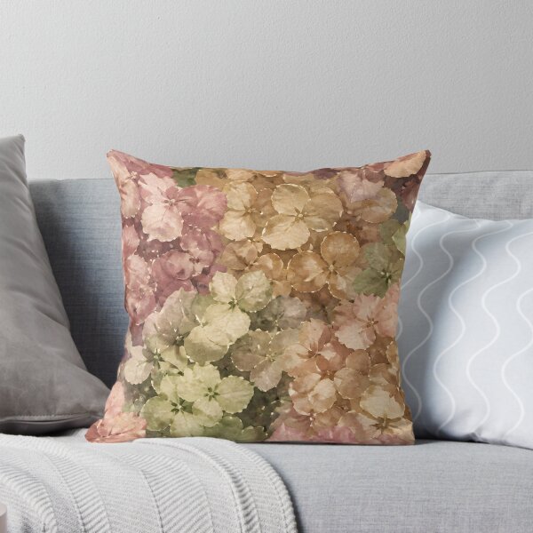 Item preview, Antique Dried Hydrangea Seamless Boho Flowers Pattern Watercolor Art HD Store designed and sold by bard-art.