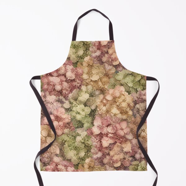 Item preview, Antique Dried Hydrangea Seamless Boho Flowers Pattern Watercolor Art HD Store designed and sold by bard-art.