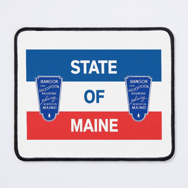Item preview, Bangor and Aroostook State of Maine Tricolor designed and sold by Trains-and-Rail.