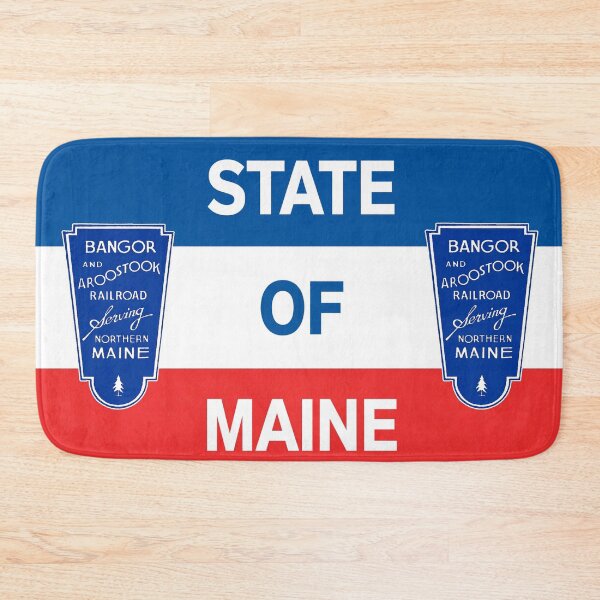 Item preview, Bangor and Aroostook State of Maine Tricolor designed and sold by Trains-and-Rail.