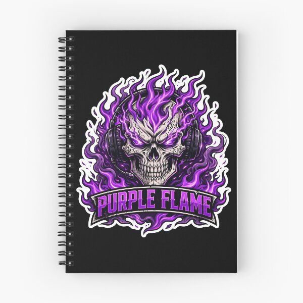 Item preview, Purple Flame Skull Gamer Headset Gaming Skull Streamer Esports Cool designed and sold by HealingEraInk.