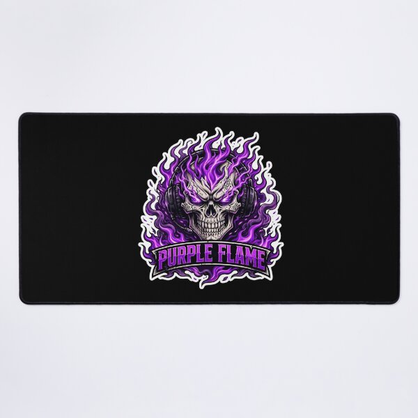 Item preview, Purple Flame Skull Gamer Headset Gaming Skull Streamer Esports Cool designed and sold by HealingEraInk.