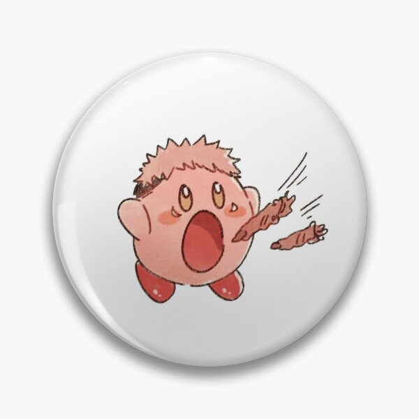 Item preview, Yuji Itadori Kirby's version - Anime Funny JJK Icon designed and sold by TheStickLab.