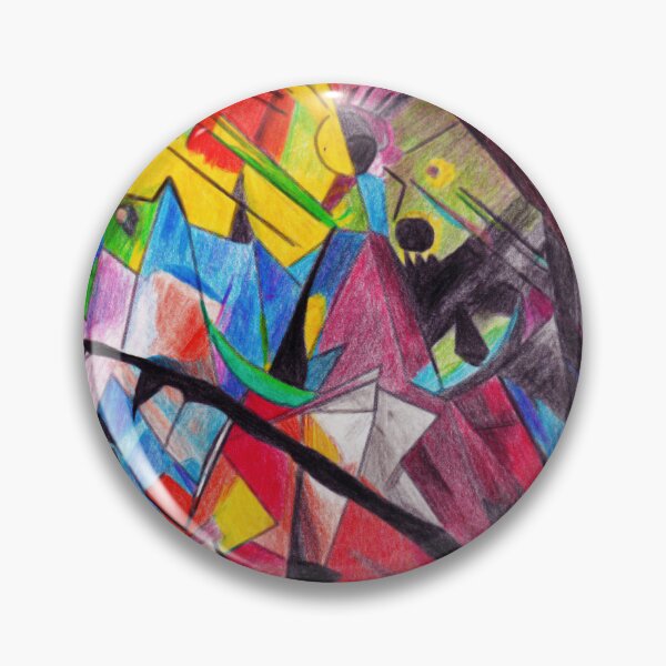 Item preview, probably a version of Franz Marc piece i drew many years ago.  designed and sold by Lorelarien.
