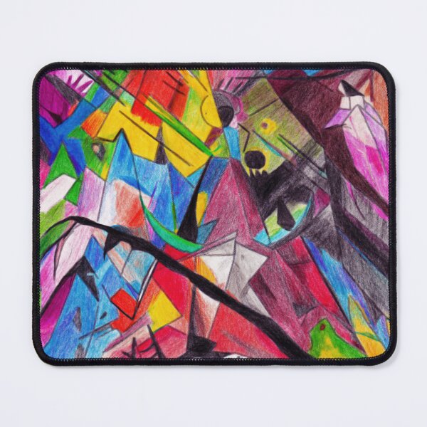 Item preview, probably a version of Franz Marc piece i drew many years ago. designed and sold by Lorelarien.