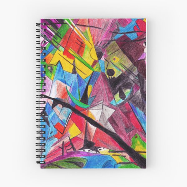 Item preview, probably a version of Franz Marc piece i drew many years ago.  designed and sold by Lorelarien.