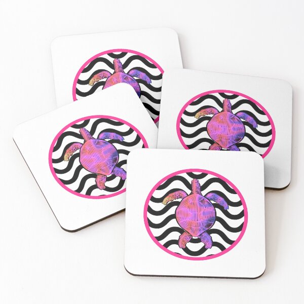 Item preview, Cute Pink Sea Turtle designed and sold by Sartoris Art.