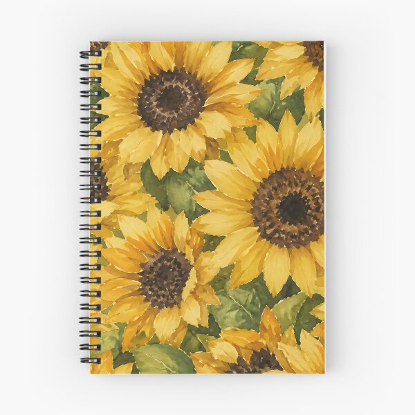 Item preview, Sunflower Watercolor Pattern Cottagecore Aesthetic Botanical Art HD Store designed and sold by bard-art.