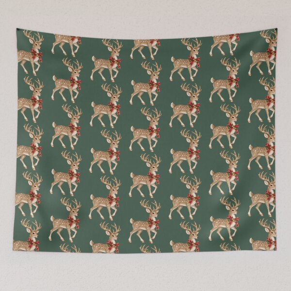 Item preview, Glittering Reindeer Christmas Ornament designed and sold by MIRANDA CREATIVE.