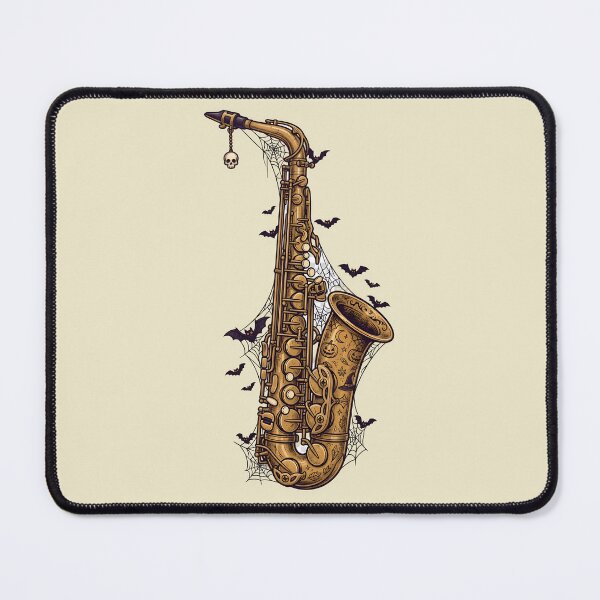 Item preview,  Spooky saxophone - Halloween for music lovers designed and sold by ParadoxParadox.