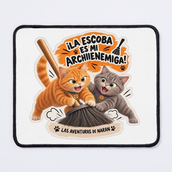 Item preview, THE BROOM IS MY ARCH-ENEMY! ?? designed and sold by Opps-diseño.