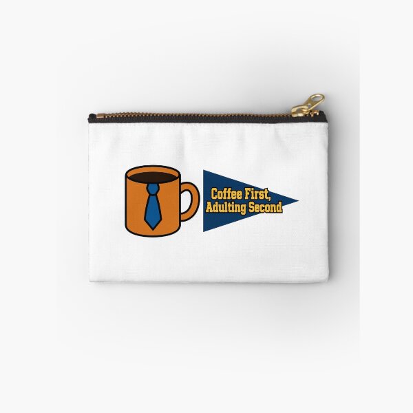 Item preview, Coffee First Adulting Second Shirt – Funny Coffee Lover Tee designed and sold by KERK Art and Design.