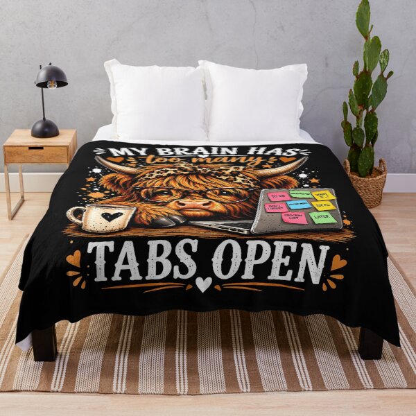 Item preview, My Brain Has Too Many Tabs Open designed and sold by Chromatic-Cubes.