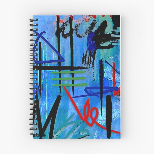 Item preview, Abstract Blue Graffiti designed and sold by ViaARTfactory.