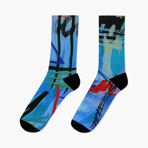 Item preview, Abstract Blue Graffiti designed and sold by ViaARTfactory.