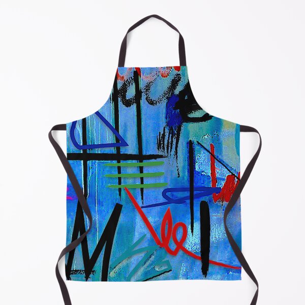 Item preview, Abstract Blue Graffiti designed and sold by ViaARTfactory.