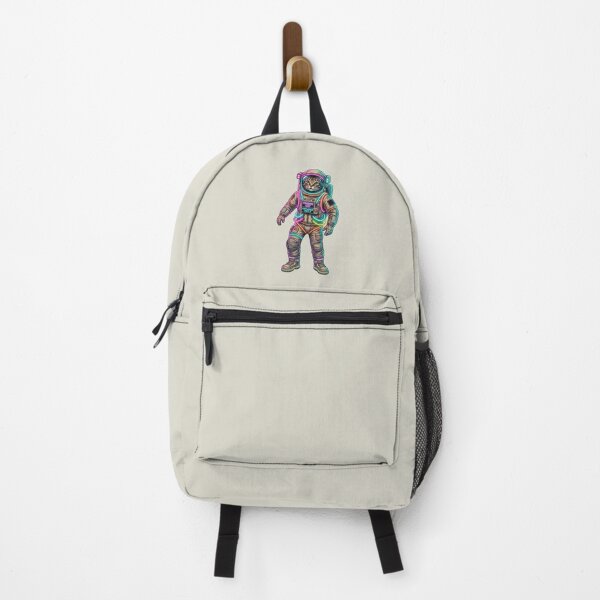 Item preview, Retro Neon Astronaut Cat – Vintage Cosmic Journey designed and sold by FootprintofLove.
