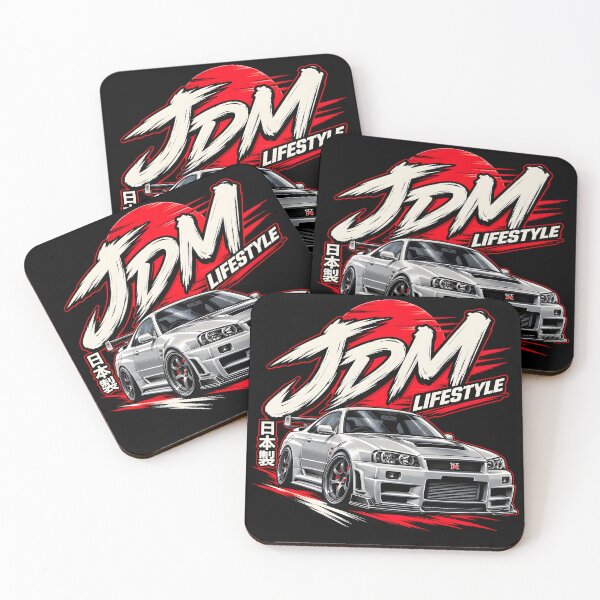 Item preview, JDM Lifestyle Japanese Racing Car – Retro Street Racing Design designed and sold by MR-HOOBY.