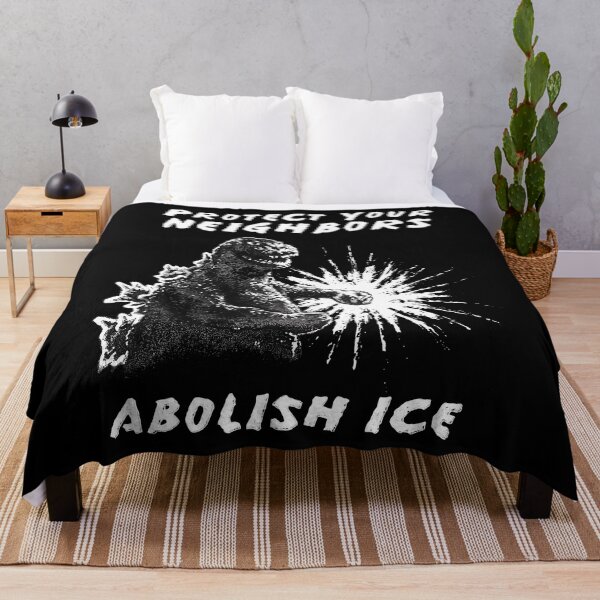 Item preview, Godzilla - Protect Your Neighbors Abolish Ice designed and sold by theandroidvivz.