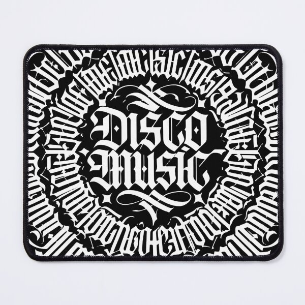 Item preview, Disco Music Gothic Typography Circle Design designed and sold by TipTop GFX.
