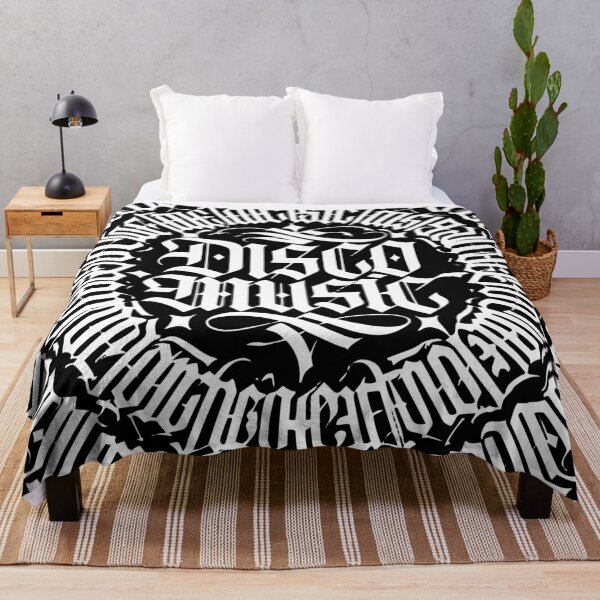 Item preview, Disco Music Gothic Typography Circle Design designed and sold by TipTop GFX.