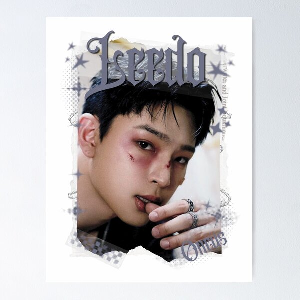 Item preview, ONEUS Seoho Leedo Keonhee Hwanwoong Xion K-pop Boy Group Y2k Korean Pop Black and White Collage designed and sold by AJUNICE STUDIO.