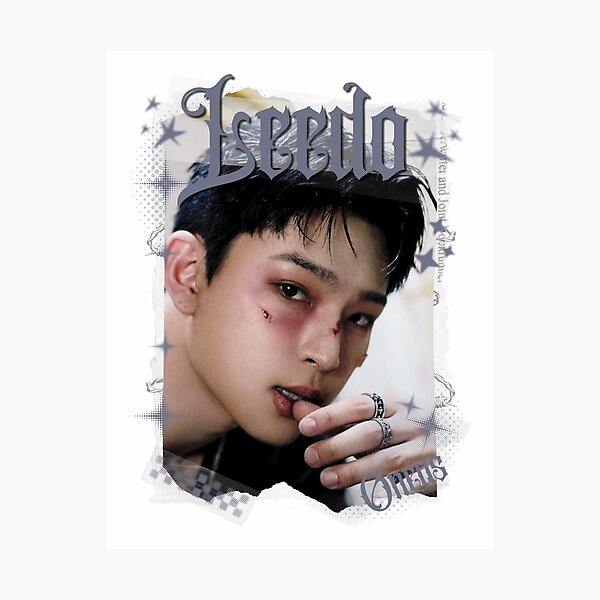 Item preview, ONEUS Seoho Leedo Keonhee Hwanwoong Xion K-pop Boy Group Y2k Korean Pop Black and White Collage designed and sold by AJUNICE STUDIO.