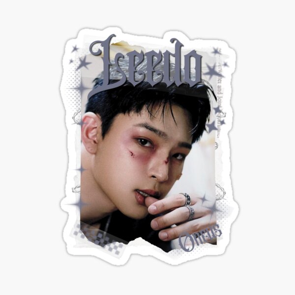 Item preview, ONEUS Seoho Leedo Keonhee Hwanwoong Xion K-pop Boy Group Y2k Korean Pop Black and White Collage designed and sold by AJUNICE STUDIO.