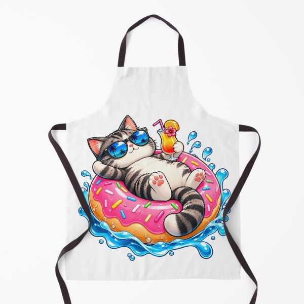 Item preview, Summer Vacation Cat Pool Float designed and sold by Seculinator.