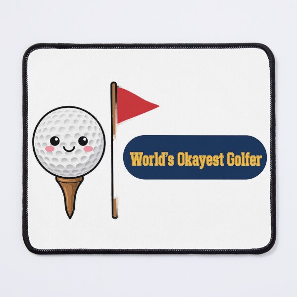 Item preview, World's Okayest Golfer Shirt – Funny Golf Gift Tee designed and sold by KERK Art and Design.