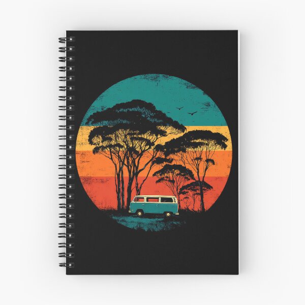 Artikelvorschau, Retro-Sonnenuntergangs-Camper-Campingabenteuer entworfen und verkauft von D-Oles-Mercher.
