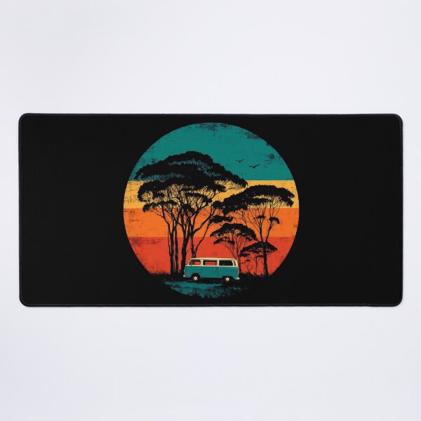 Item preview, Retro Sunset Camper Camping Adventure designed and sold by D-Oles-Mercher.